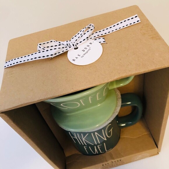 Rae Dunn Central Camping Collection HIKING FUEL pour over coffee filter and mug - Picture 3 of 4